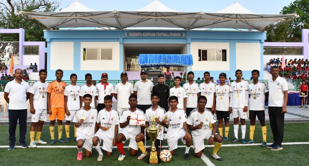 sainik school kodagu conducts kodagian football tournament 1